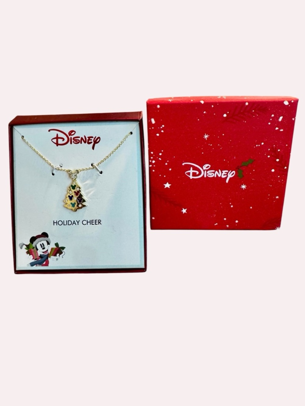 Disney Christmas Tree Pendant Necklace with Multicolored Enamel Ornaments - Picture 5 of 8